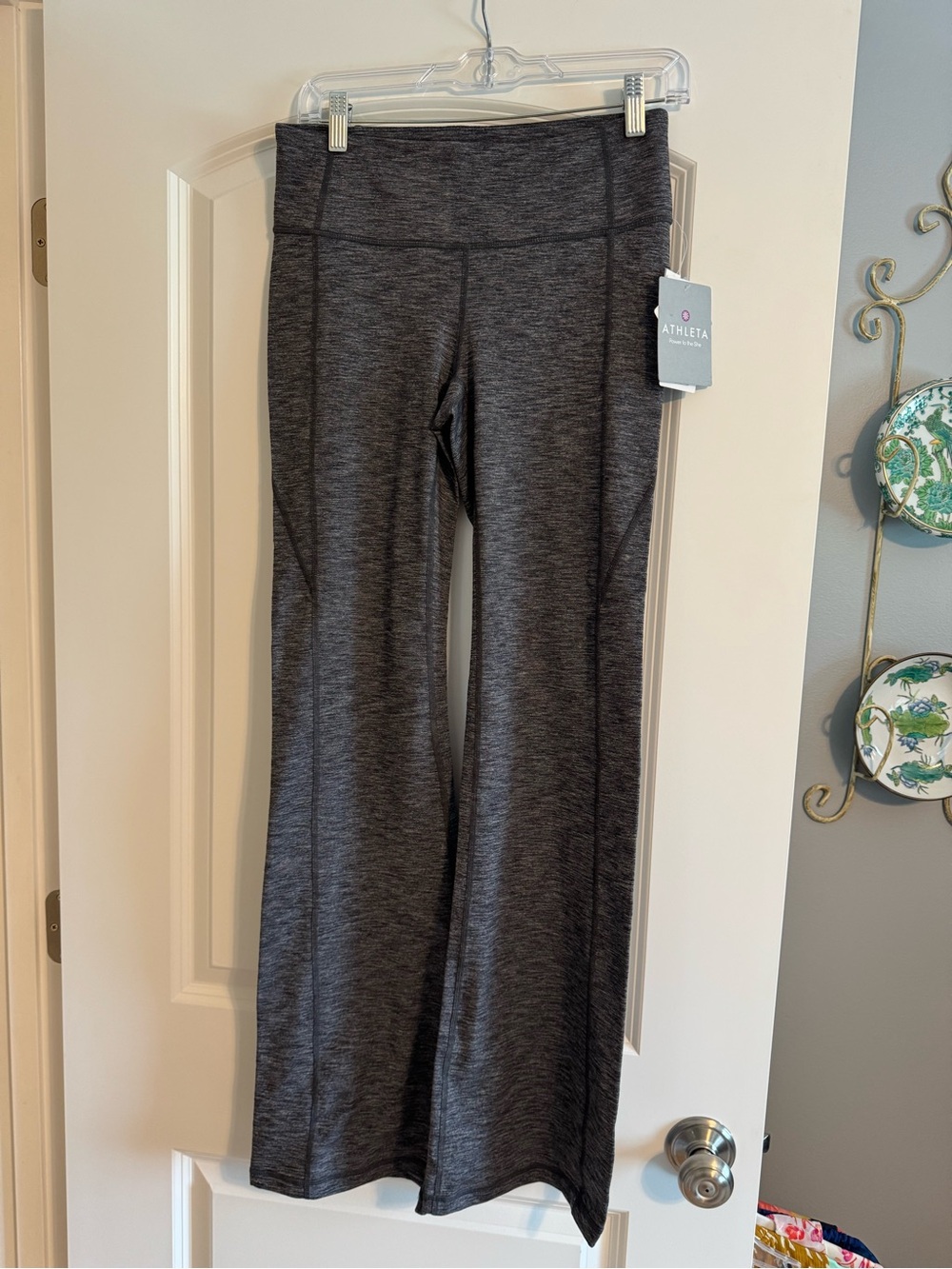 Athleta Dark Gray Marled Revelation Leggings
